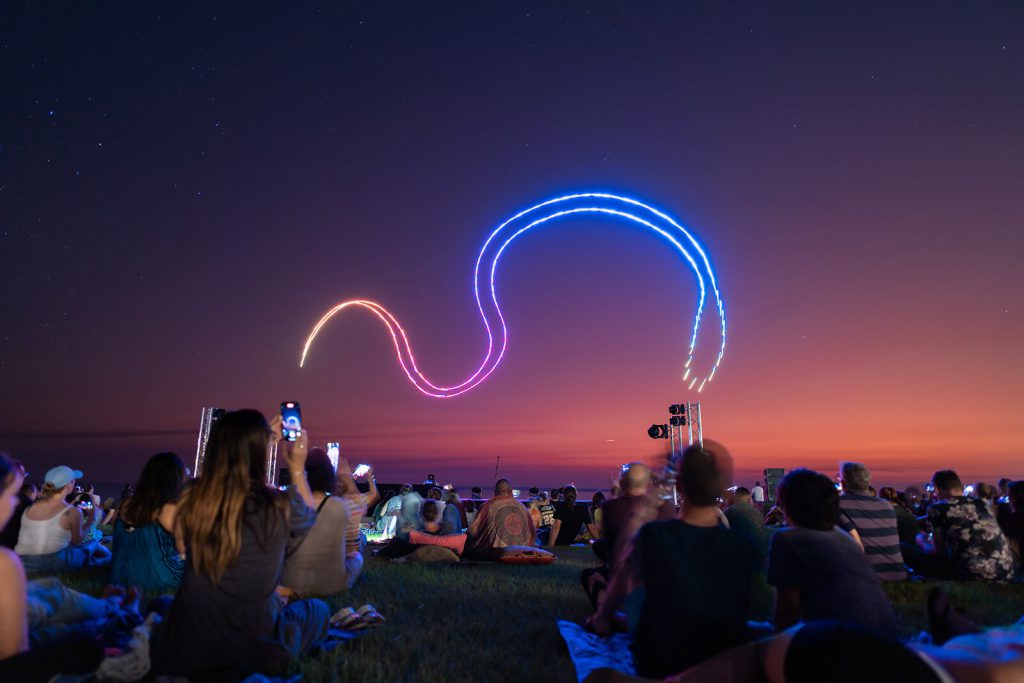 Comment sont réalisés les spectacles de drones ?